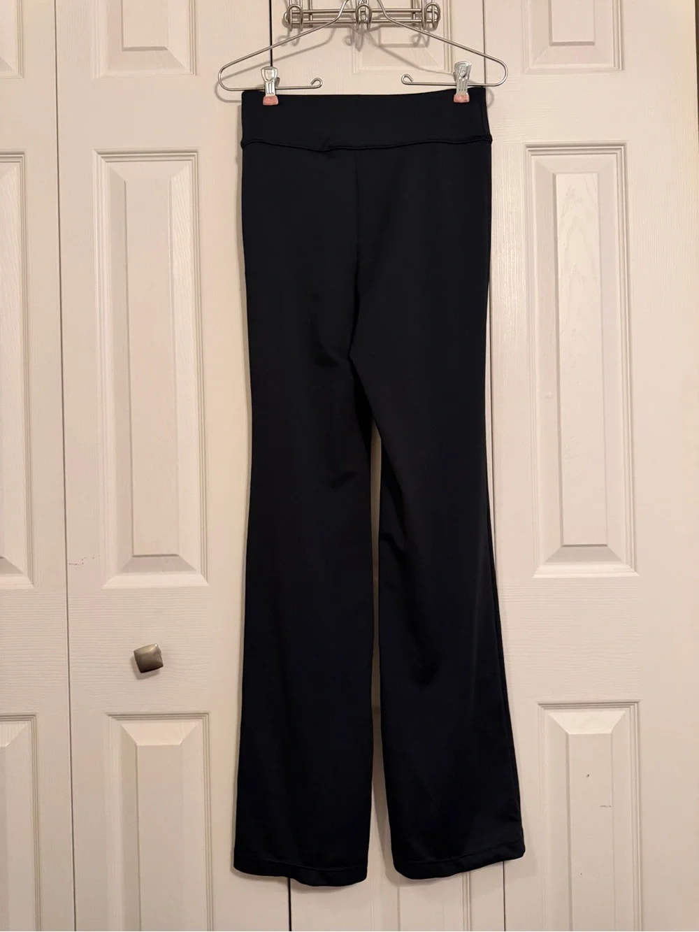 Nike Black Flare Yoga Pants Low Rise Y2K Workout Leggings XS